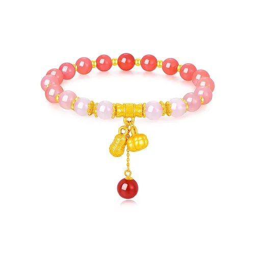 Cuiya Golden Building Agate Bracelets Women's