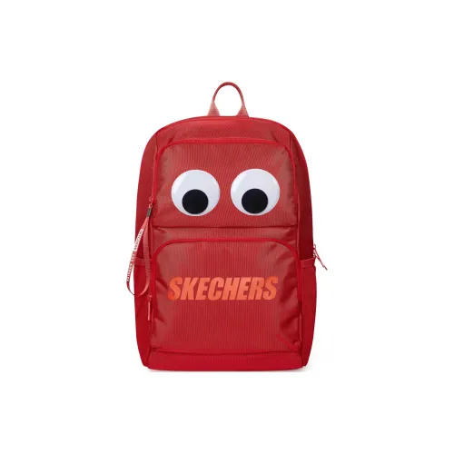 Skechers Fabric Big Eye Backpack Unisex Race Red Big Eyes Stickers With Individual Packaging