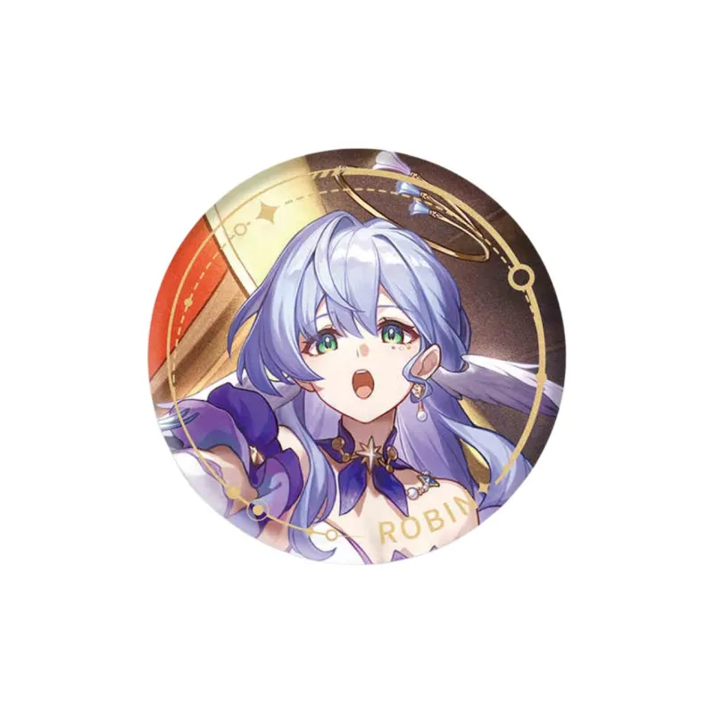 MIHOYO x Crash Star Dome Railway Bronya Illustration Collection Tinplate Harmonious Destiny Badges-7