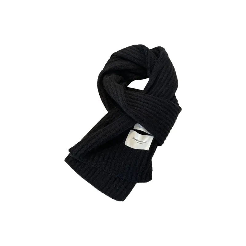 Lagur Chunky Knit Knit Scarves Women's-6