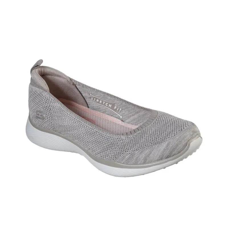 Skechers Microburst 2.0 Anti-Slip Wear-Resistant Low-Top Casual Shoes Women's Taupe-1