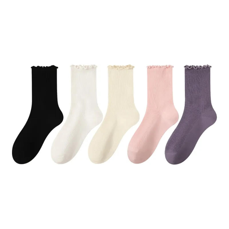 MIIOW Trend Party Series Mid Calf Socks Women's Combo Set-13