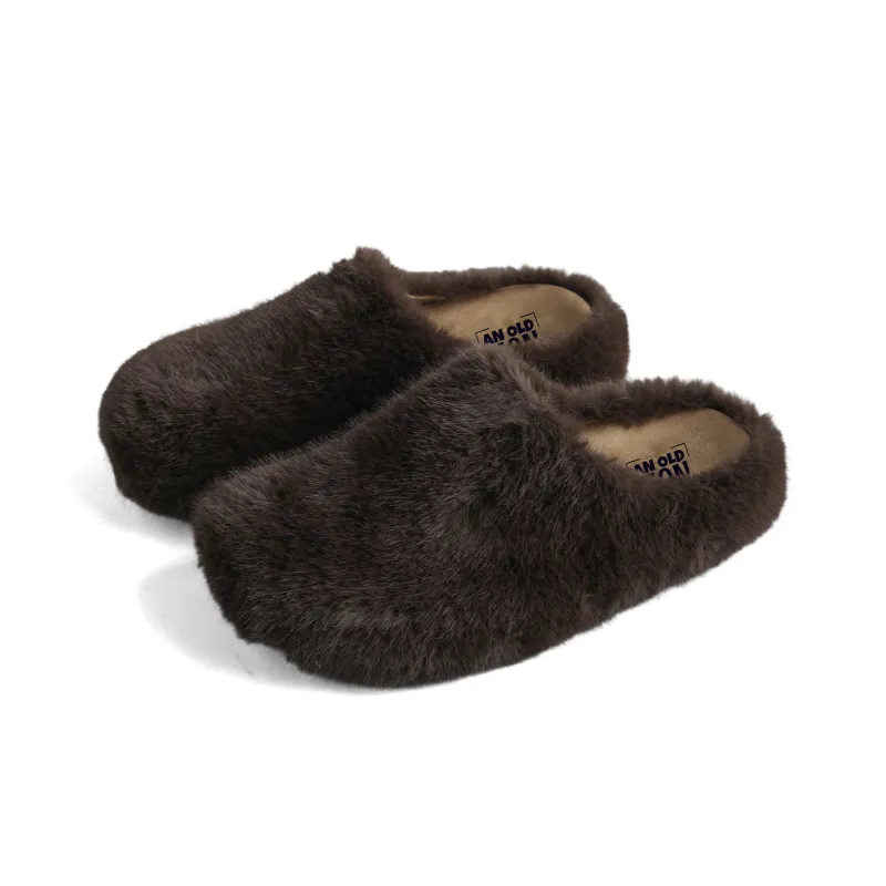An Old Man Quiet Abrasion Resistant Wrap toe Slippers Women's-9