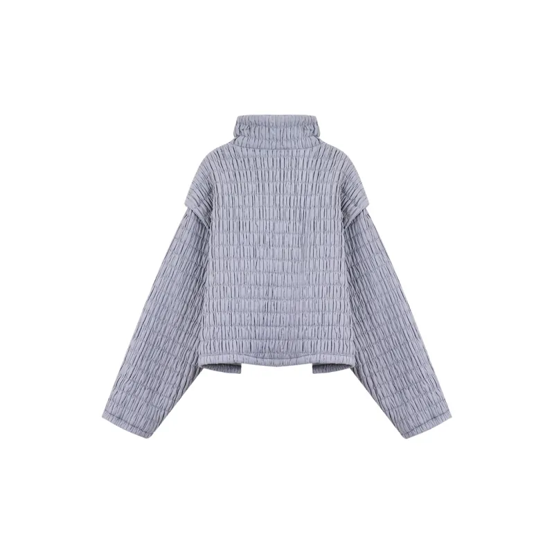 DianThia Puffer Jacket Women's Gray-1