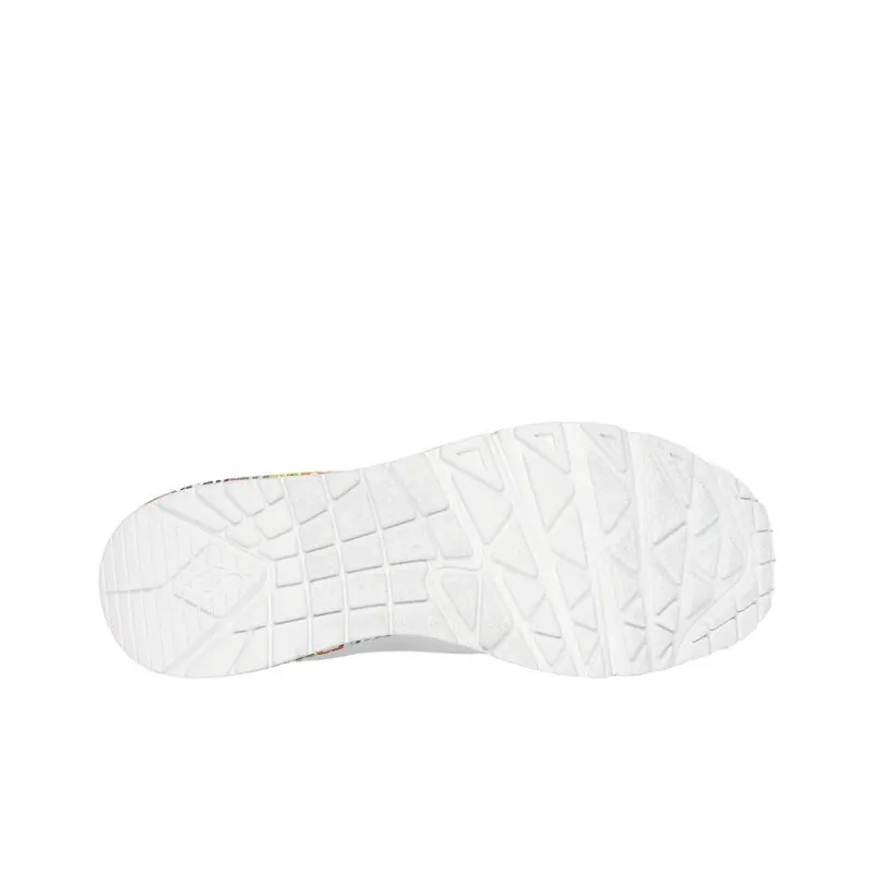 Jen Stark x Skechers Street Anti-Slip Wear-Resistant Low-Top Casual Shoes Men's White-4