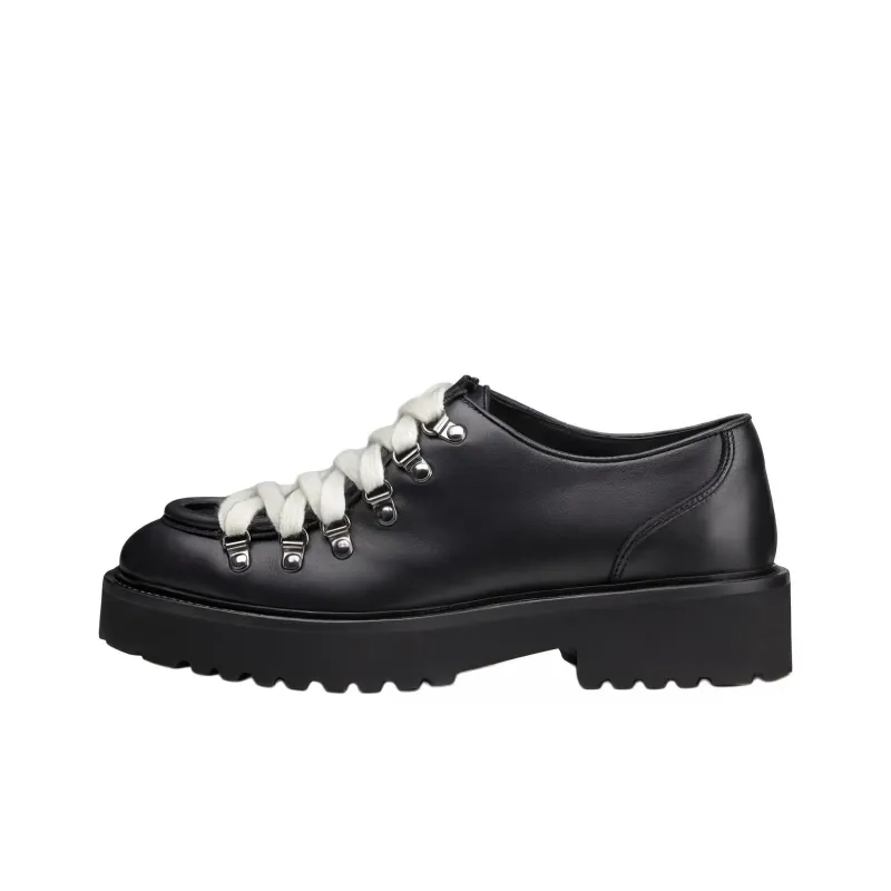 DOUCAL'S Leather Lace up Shoes Women's-0