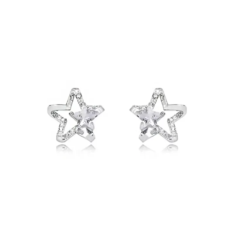 JOYDINNY Alloy Clip On Earrings Women's-5