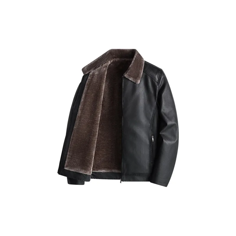 PIERRE CARDIN Leather Jacket Unisex-2