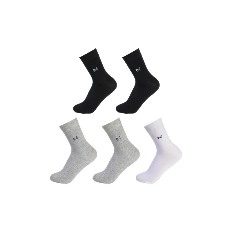MIIOW Mid Calf Socks Unisex 5 Pack-6