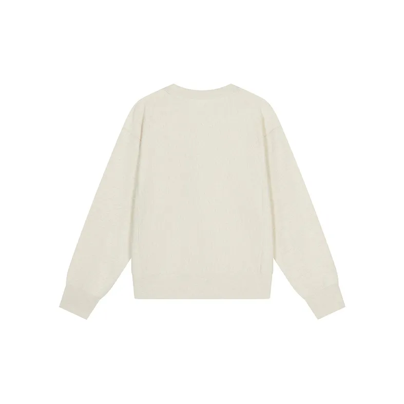 Champion Sweatshirt Japan Version Women's Oat-1