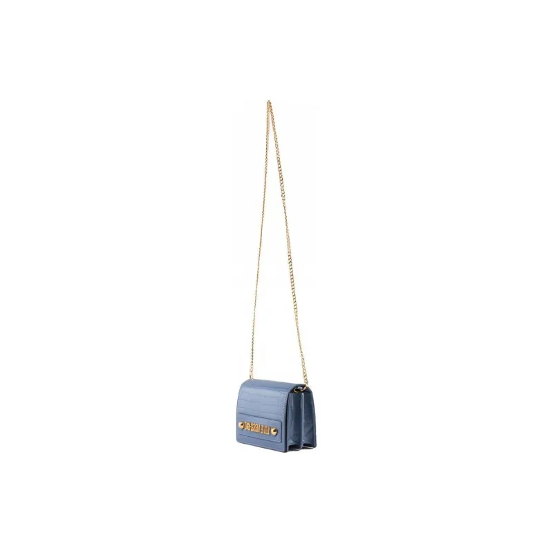 LOVE MOSCHINO PU Crossbody Bag Shoulder Bag Women's Blue-3