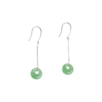 Ingenuity Hetian Jade Earrings Jasper Women's