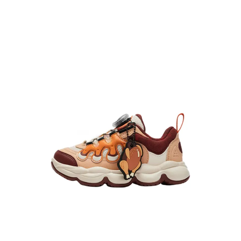 FILA KIDS BOA Anti Slip Wear Resistant Low Top Children's Basketball Shoes Tan Children Aged 3 7 Years Old-0