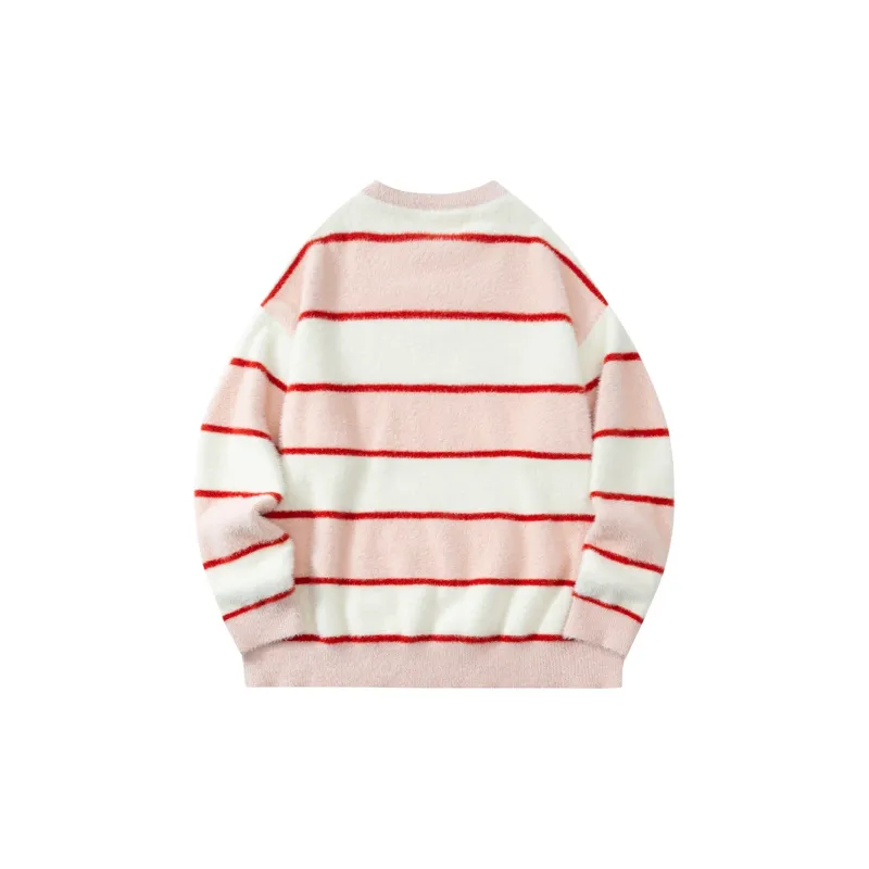 Suamoment Fall And Winter Loose Fit Casual Couple Sweater Unisex-5
