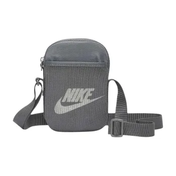 Nike Heritage Nylon Shoulder Bag, Crossbody Bag Trumpets Men's Smoke Gray