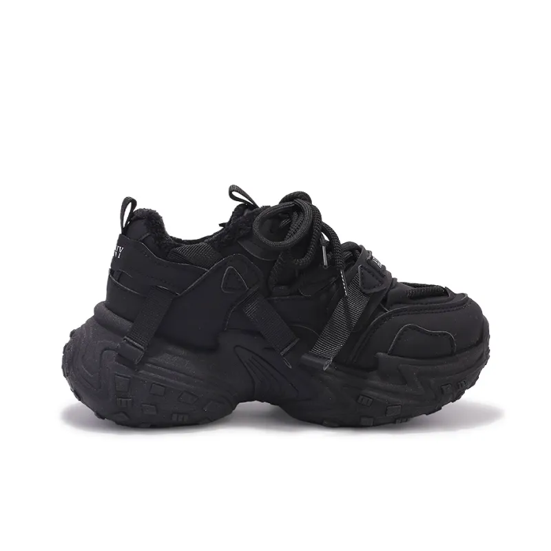 SNXR Anti-Slip Wear-Resistant Waterproof And Breathable Low-Top Chunky Sneakers Women's Beige-135