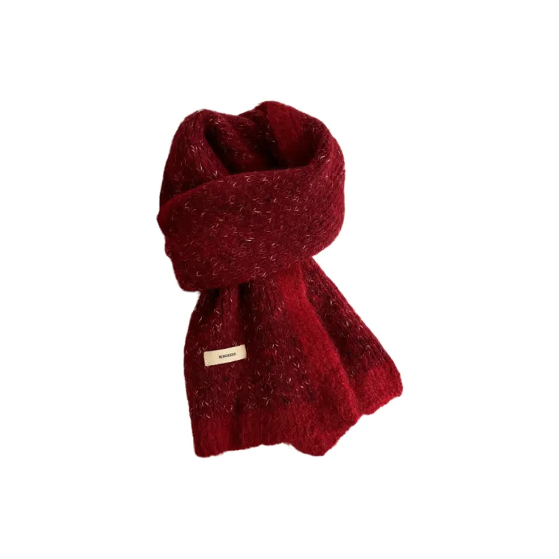 SLEEPYWALK Mohair Knit Scarves Women's-7
