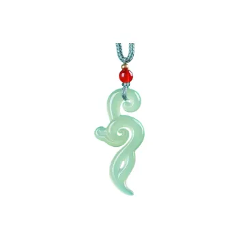 Zhen Yu Zhen Pin Hetian Jade Necklaces Green Jade Unisex