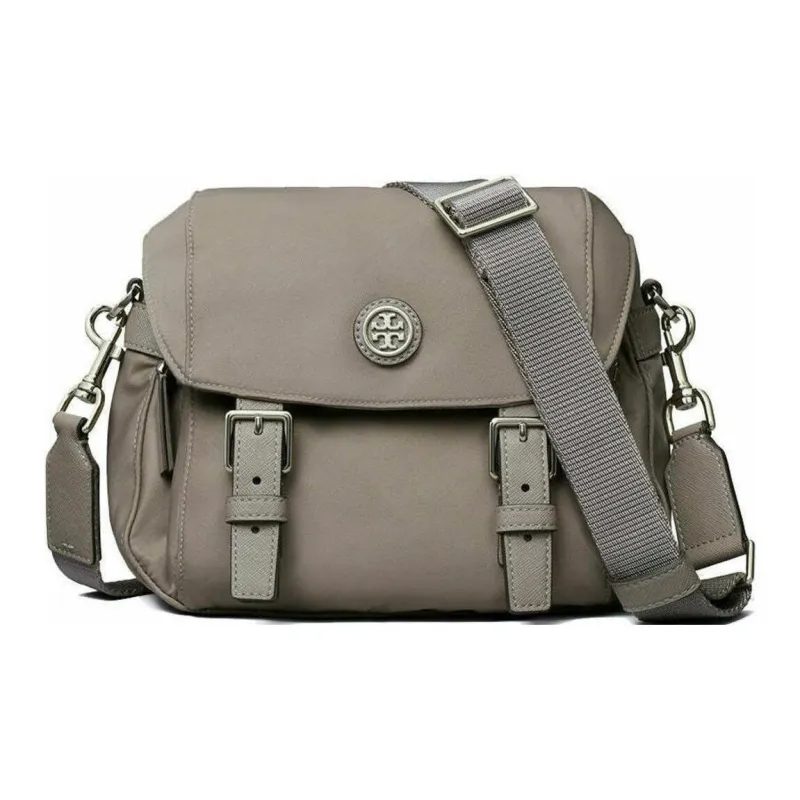 TORY BURCH Nylon Messenger Bag Shoulder Bag Crossbody Bag Women's Khaki-0