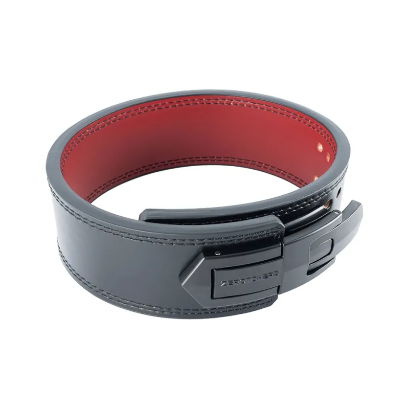 ZERO TO HERO Back Support Braces Fitness Protective Black Red Four Cow Leather Unisex-1
