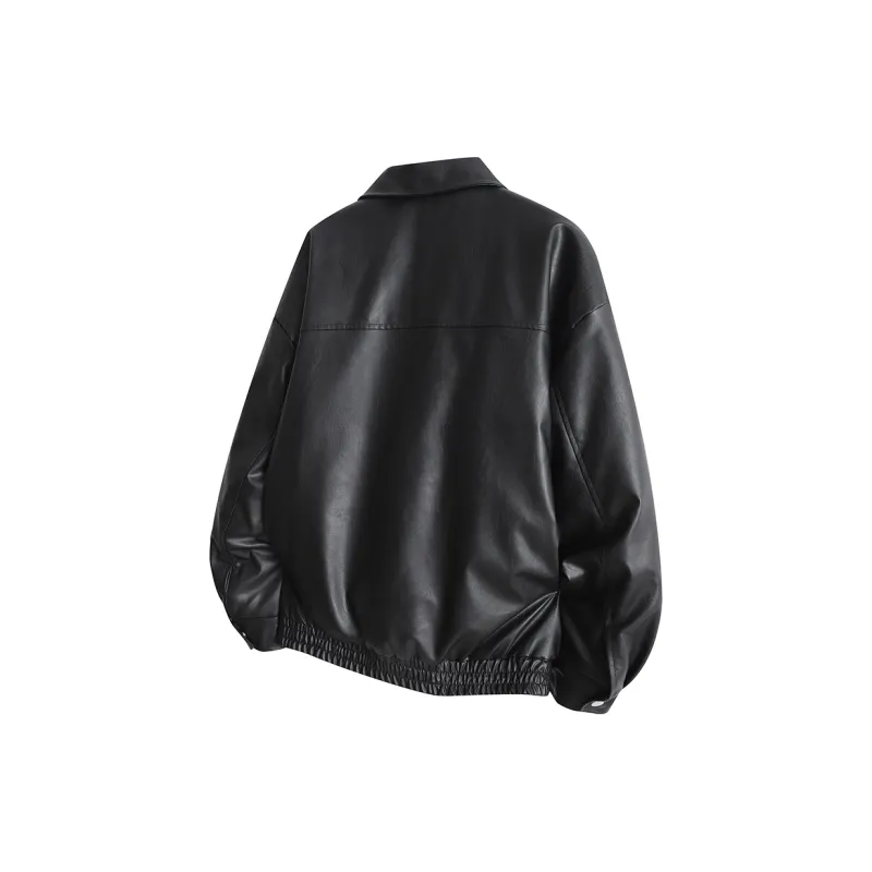 EOOVEN Leather Jackets Unisex-5