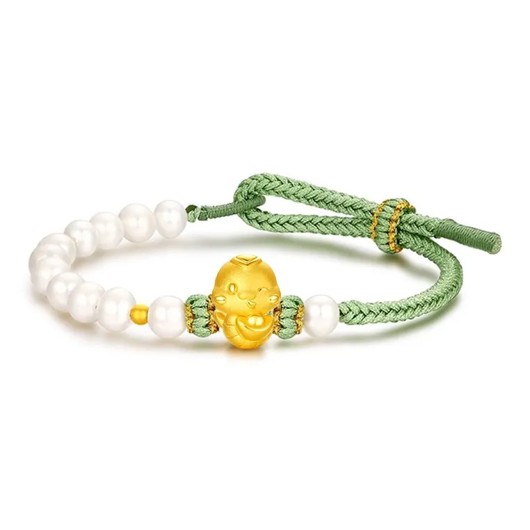 Qing Yi Gold Bracelet Unisex-7