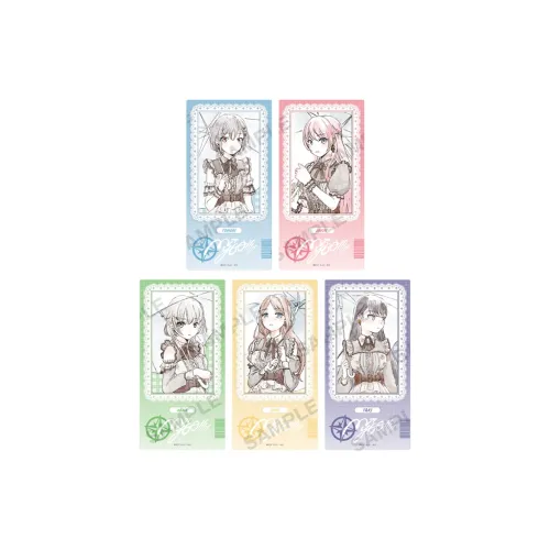 BUSHIROAD BanGDream MyGO C104 Watercolor Ticket Sticker Anime / Games Postcards