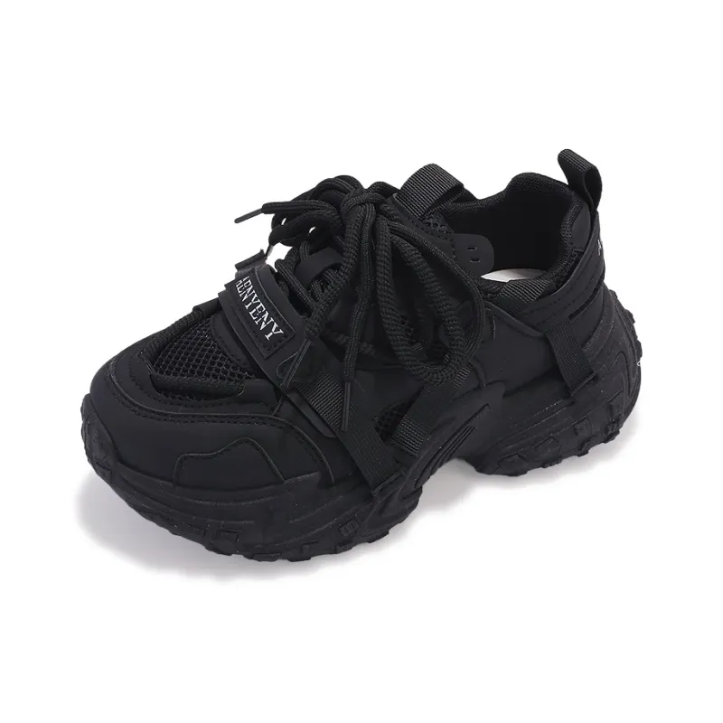 SNXR Anti-Slip Wear-Resistant Waterproof And Breathable Low-Top Chunky Sneakers Women's Beige-112