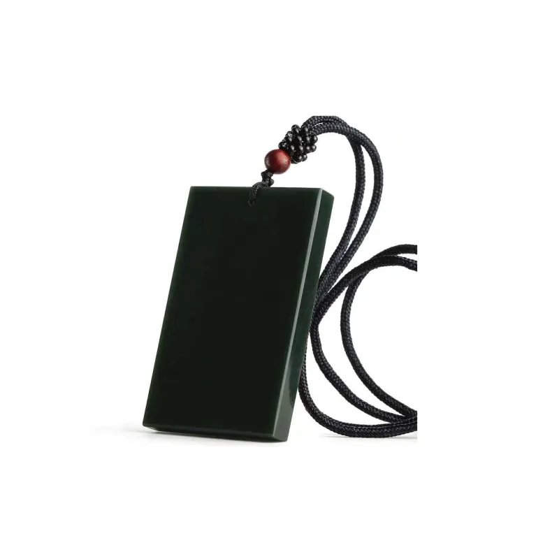 Grace Hetian Jade Necklaces Green Jade Unisex-1