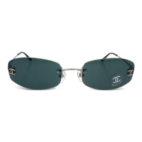 CHANEL 1990-2000s Rimless Sunglasses