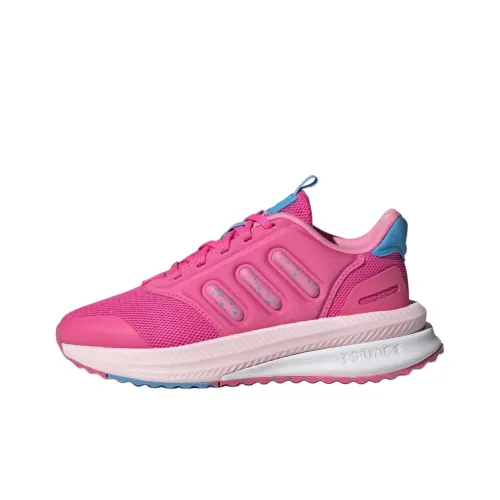 Adidas X_Plrphase Anti-Slip Wear-Resistant Low-Top Kids' Running Shoes Pink Teenagers