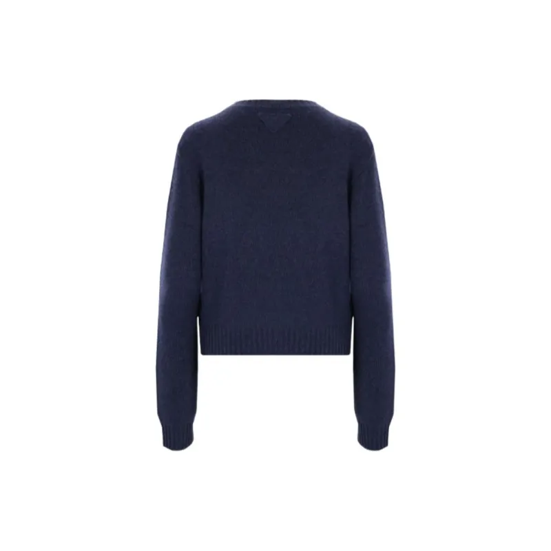 PRADA Crewneck Knitted Jumper-1