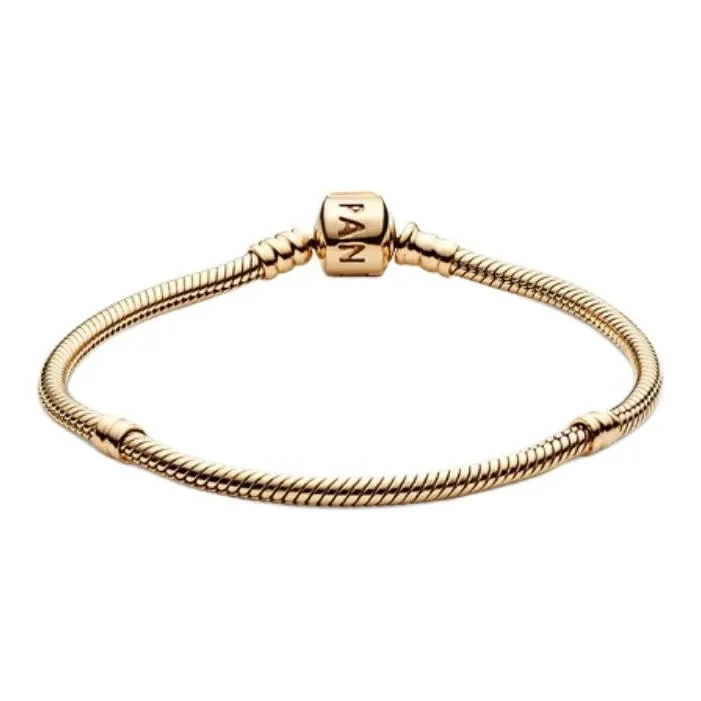 Pandora 14K Gold Bracelets Unisex Gold-2