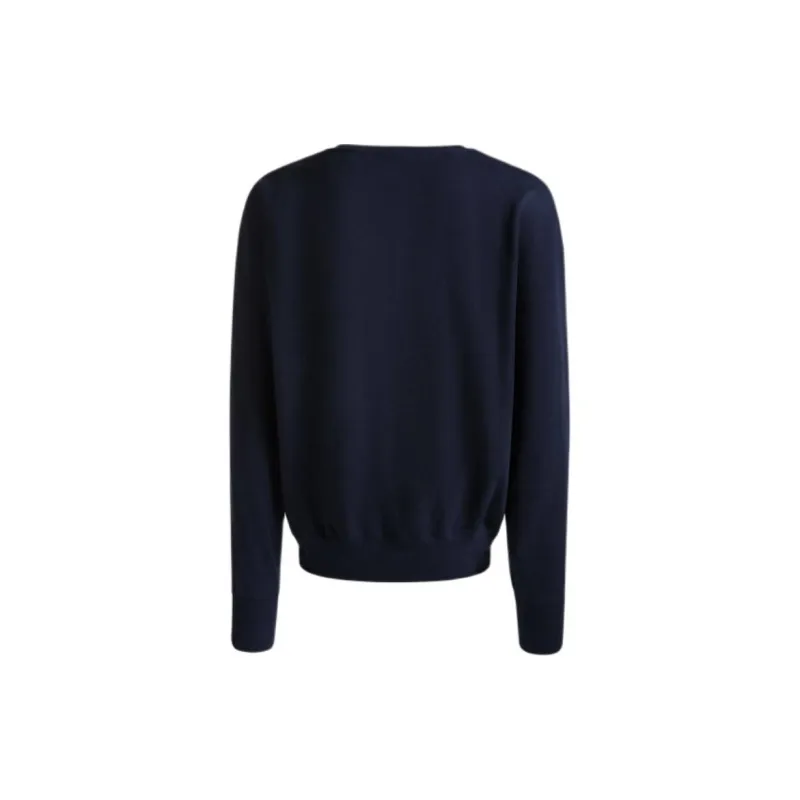 BALLY Logo embroidered Cotton Sweatshirt-1