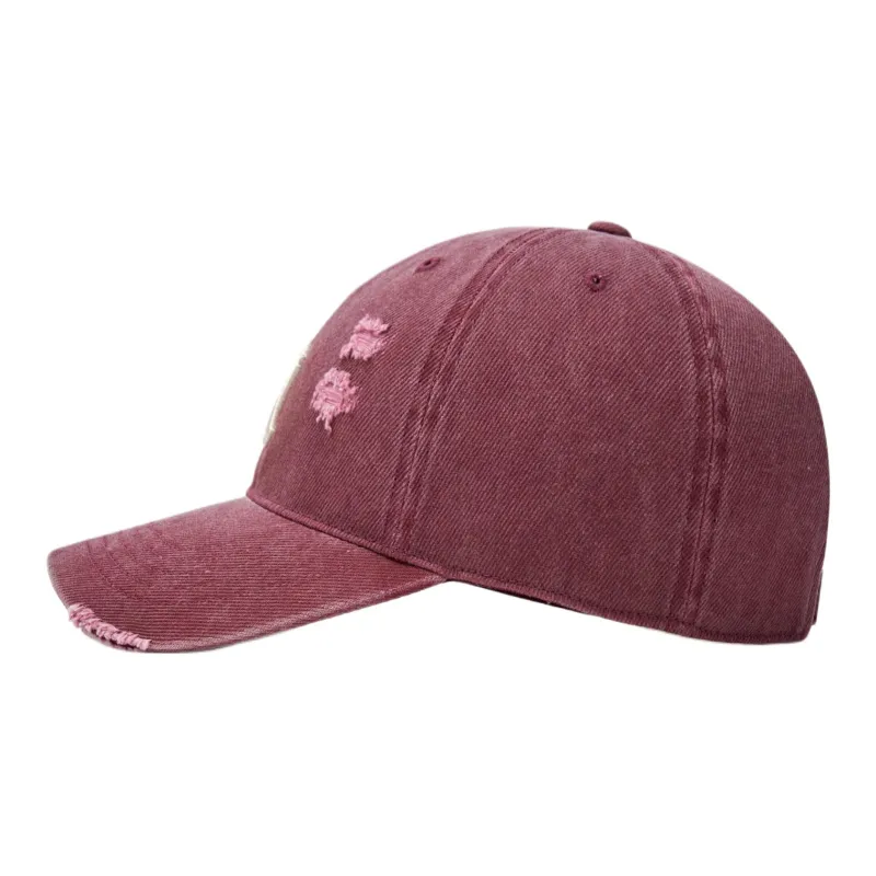 MLB Cotton Baseball Caps Unisex Burgundy-3