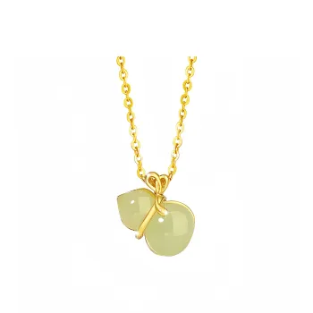 YUFANGCHUN Hetian Jade Necklaces White Jade/Pale Greenish White Jade Women's