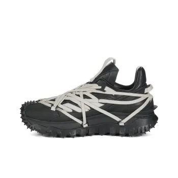 RICK OWENS x Moncler Trailgrip Low Top Casual Shoes Unisex Black