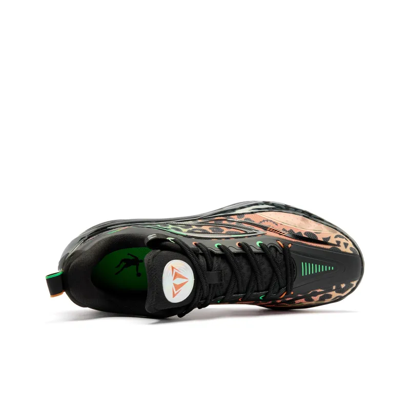 QIAODAN Venom PRO3.0 V2 Basketball Shoes Men Low Top Black Crimson Glow-3