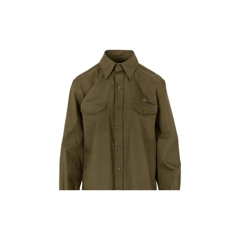 Vivienne Westwood Shirt Women's Olive Green-3