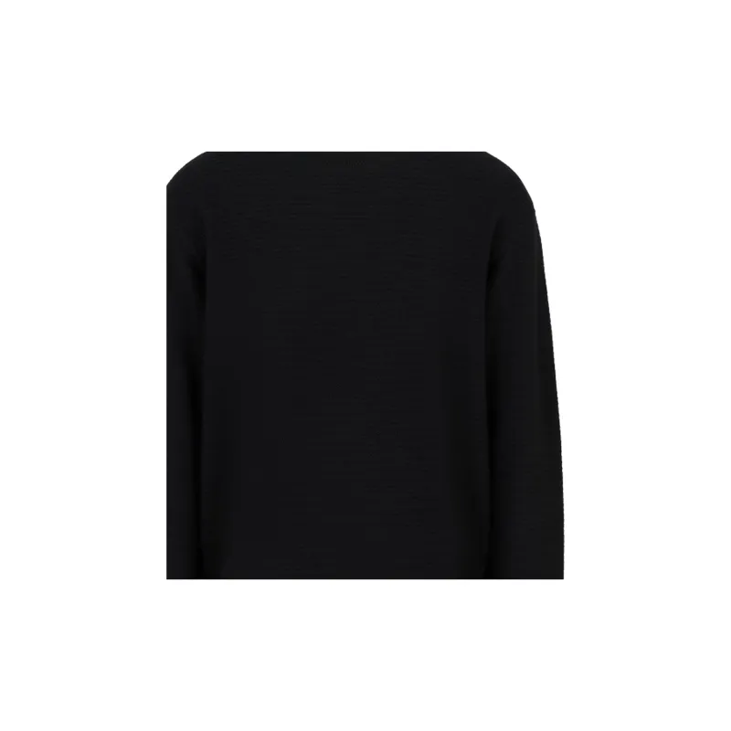 EMPORIO ARMANI Mock neck Jumper In Virgin Wool With A Micro textured Weave-5
