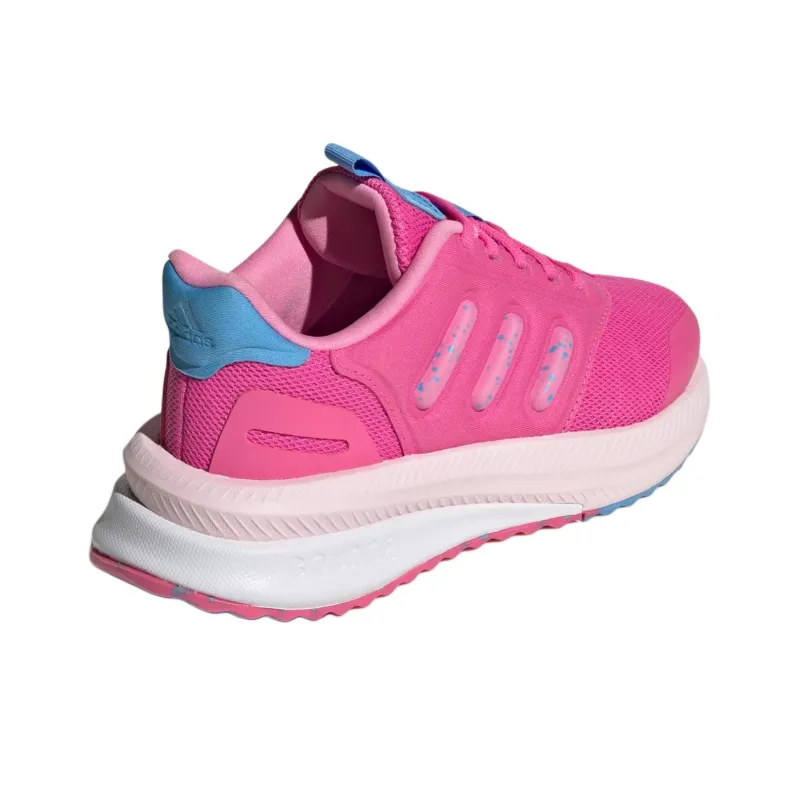 Adidas X_Plrphase Anti-Slip Wear-Resistant Low-Top Kids' Running Shoes Pink Teenagers-2