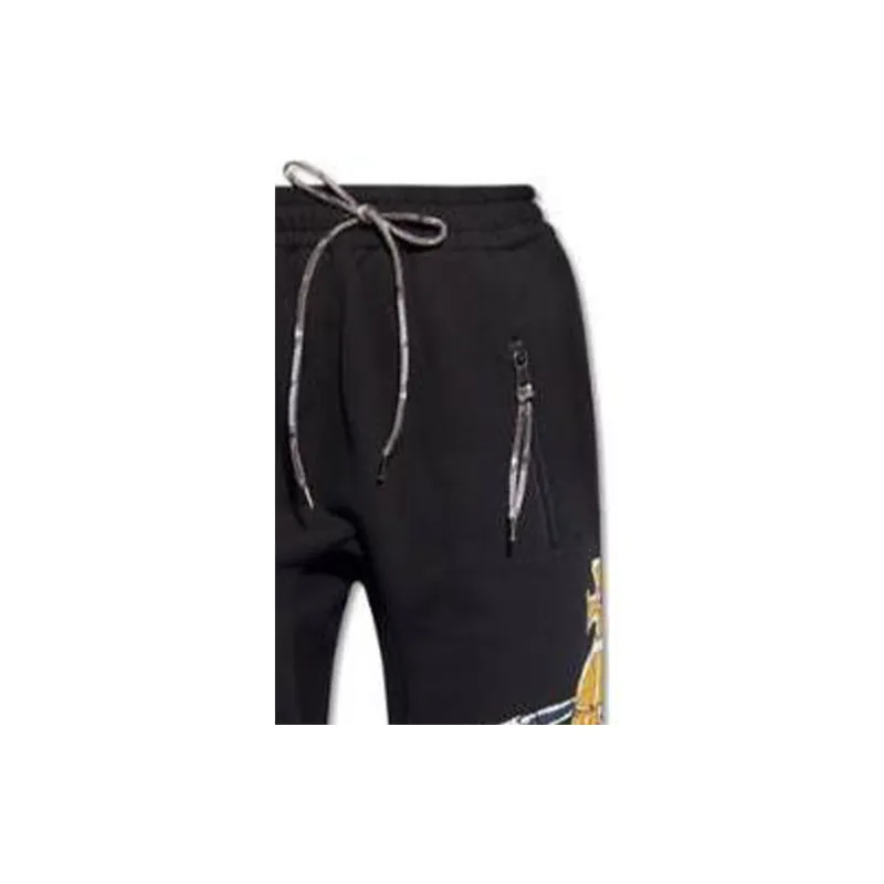 Vivienne Westwood Knitted Sports Pants Women's Black-4
