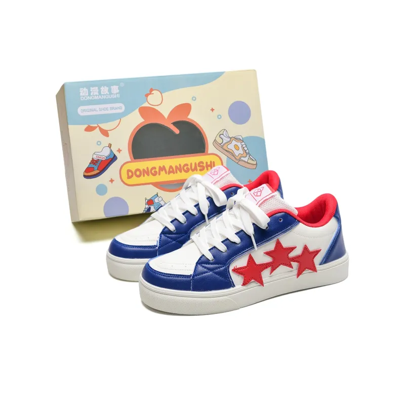 Anime Story Slip Resistant, Abrasion Resistant, Lightweight, Breathable Low Top Skateboard Shoes Unisex-97