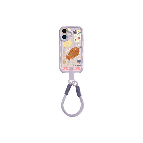 Sen Dog Silicone Material Cute Portable Crossbody Phone Cases Compatible With IPhone 16 Pro Max/Pro/Plus/15/14/13