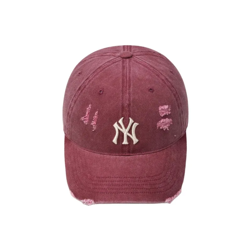 MLB Cotton Baseball Caps Unisex Burgundy-2