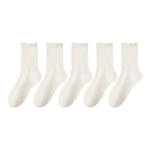 MIIOW Trend Party Series Mid Calf Socks Women's Combo Set