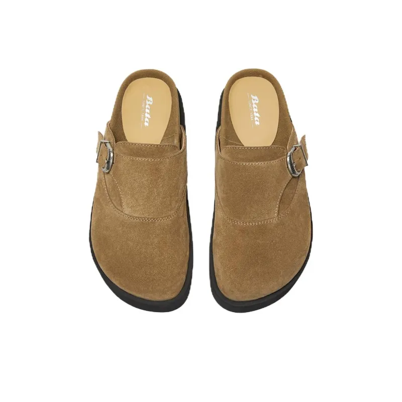 BATA Rubber Sole Slip Resistant Wrap toe Slippers Women's-5