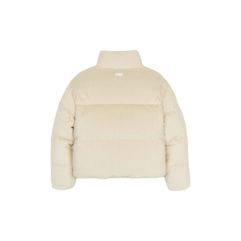 MLB New York Yankees Down Jacket Women's Cream-1