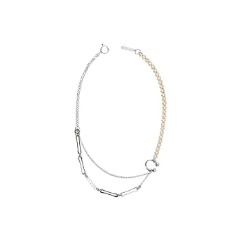 JUSTINE CLENQUET JEWELLERY Brass Necklaces Men's Gold/Silver