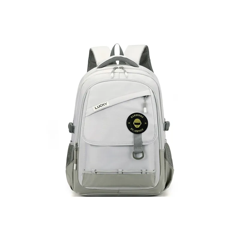 LUVISTRUE Nylon Backpack And Laptop Bag Regular Men's Dark Gray/Light Gray/White/Dark Blue/Khaki-7